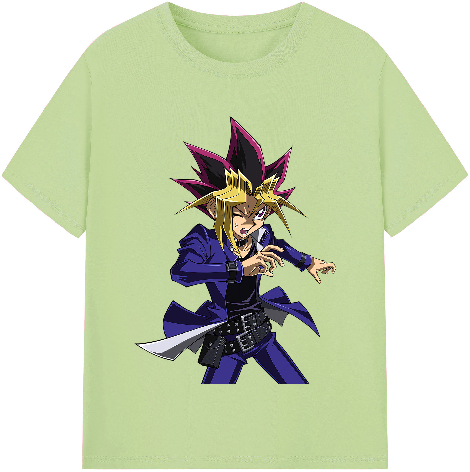 （画像用） 遊☆戯☆王 Yu-Gi-Oh! 綿100％半袖Tシャツ（フロントプリント）